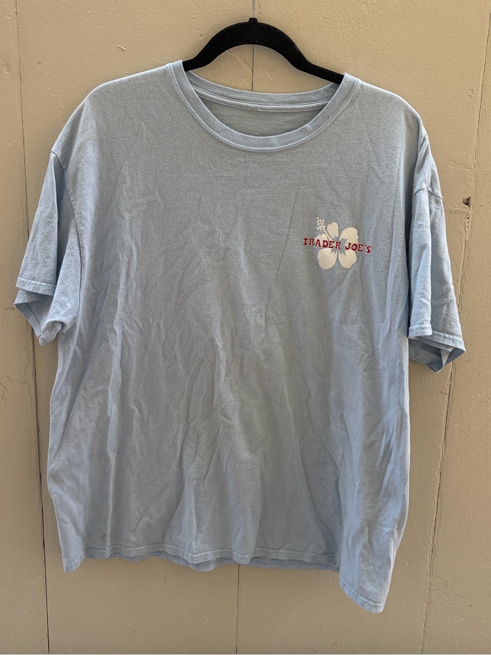 BLUE TRADER JOE’S TEE